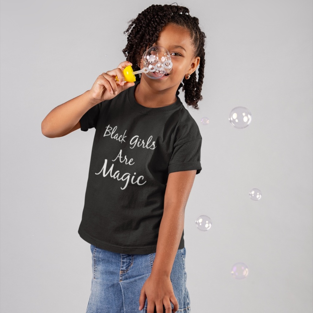 Black Girls Are Magic T-Shirt (Size NB - XL Youth)